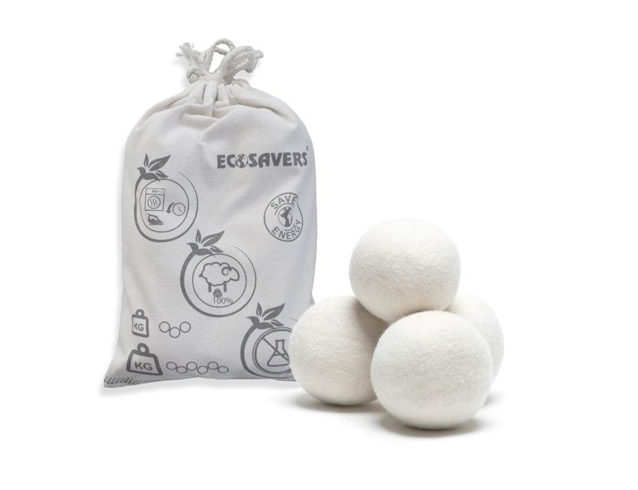 Ecosavers Droogballen Dryer Balls van Wol 6st.