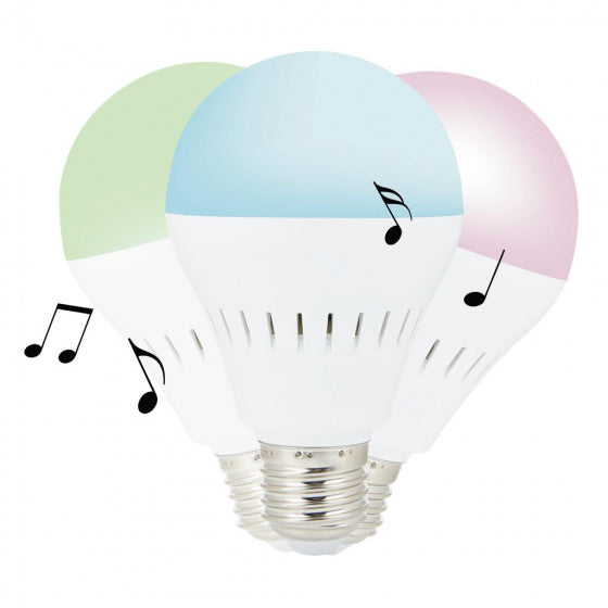Xd collection Led-lamp speaker bluetooth 11,8 cm E27 3W wit